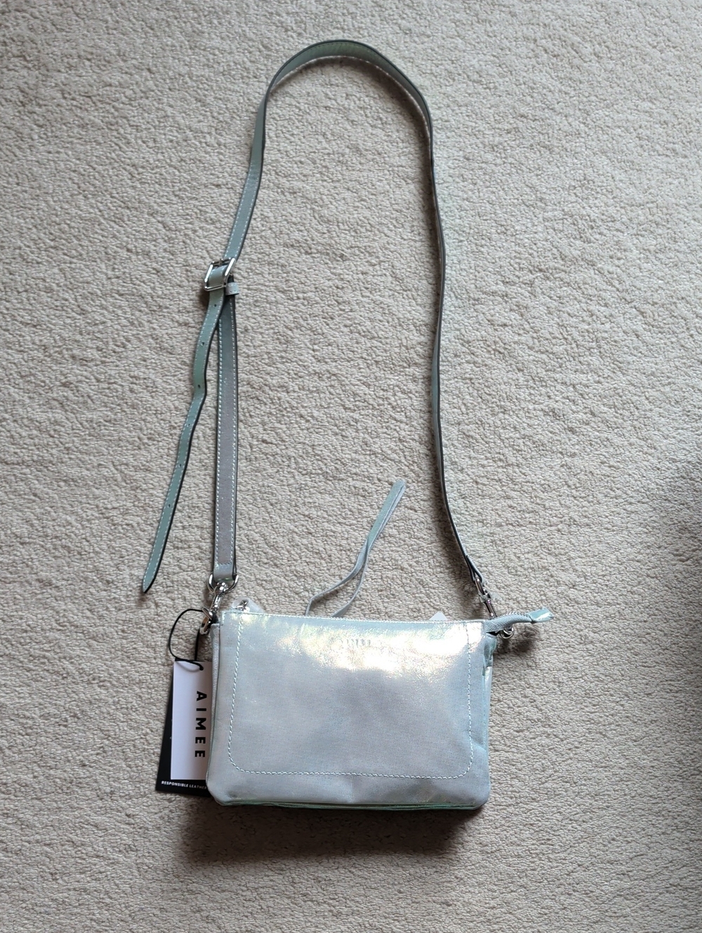 Aimee Kestenberg Iridescent Holographic Crossbody Bag